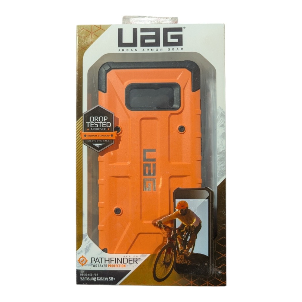 F7. UAG Pathfinder Rugged Case For Samsung Galaxy‎ S8+ - Rust Orange